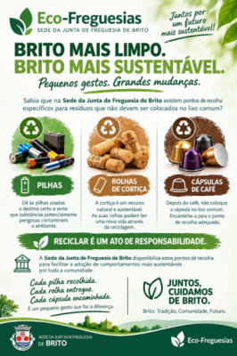 BRITO MAIS LIMPO. BRITO MAIS SUSTENT&Aacute;VEL.