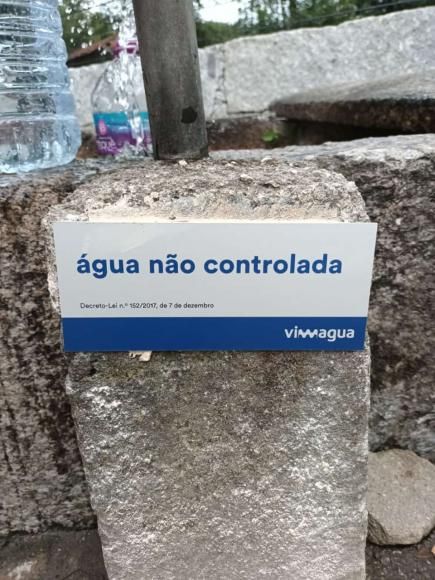 Aviso Importante: Água Não Controlada no Fontanário da Rua João Paulo II